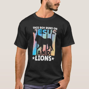 Camiseta Lion Outfit for Lion Lovers Roupa para Boys Premi