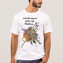 Camiseta Lion Papercut Art Graphic T-Shirt