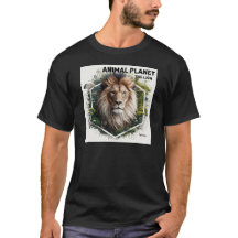 Lion Printed T-Shirt - Arte Animal