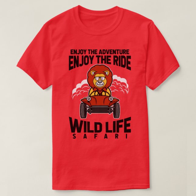 CAMISETA LION SAFARI (Frente do Design)