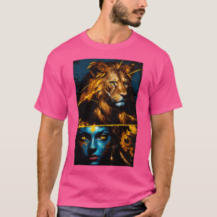 Camiseta Lion Shari evoluído com o antigo leão mundial