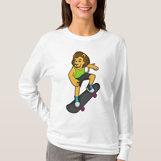 Camiseta Lion Skater (Frente)