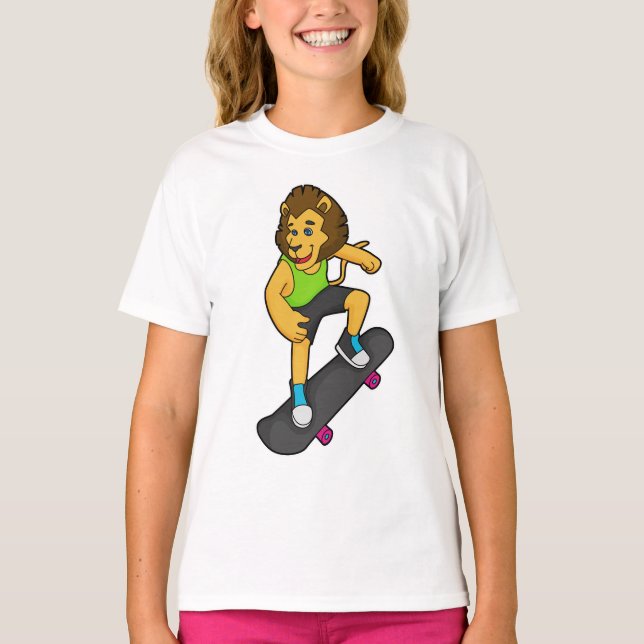 Camiseta Lion Skater (Frente)
