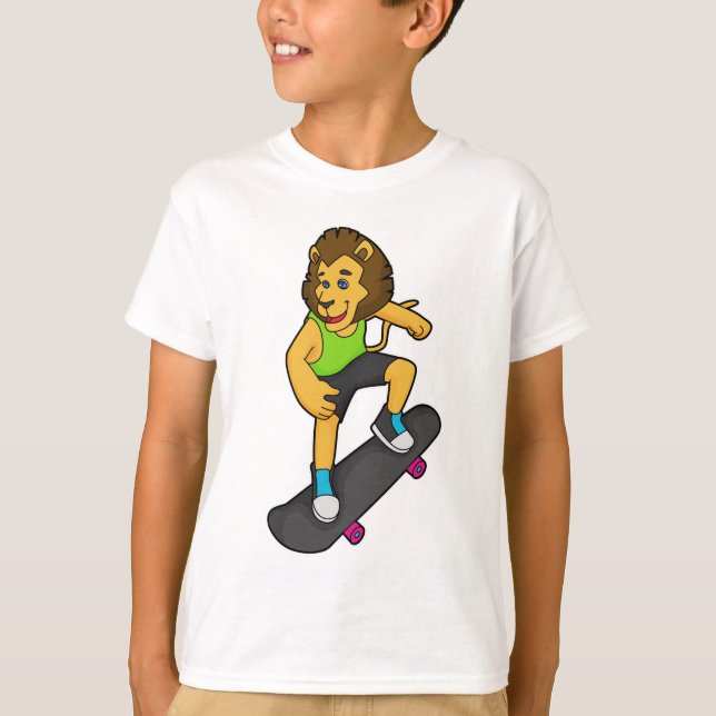 Camiseta Lion Skater (Frente)