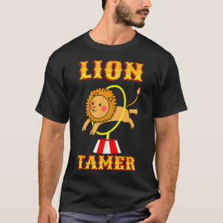 Camiseta Lion Tamer Costume Circus Themed Festa de aniversá