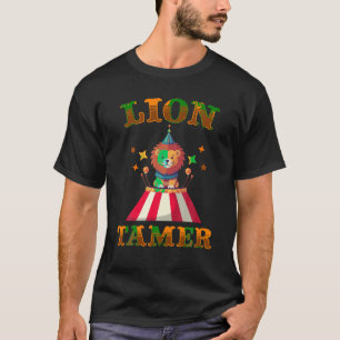 Camiseta Lion Tamer Engraçado Crianças Engraçadas Festas de