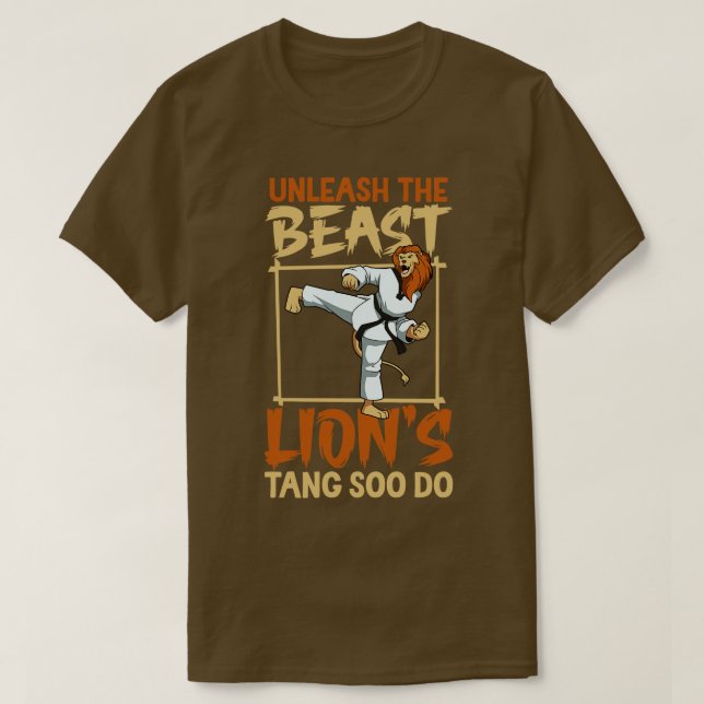 Camiseta Lion Tang Soo Do (Frente do Design)