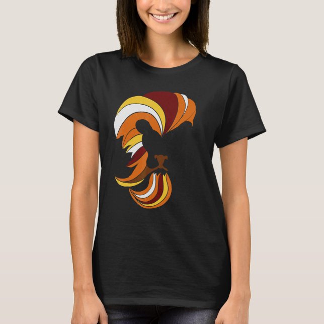 Camiseta Lion Tattoo Jungle, Rei de outubro (Frente)