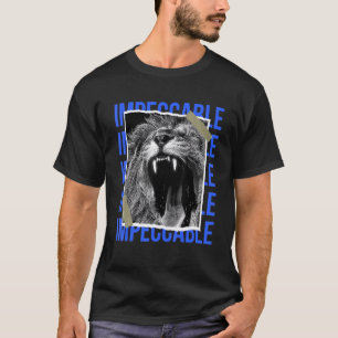 Camiseta Lion Wild Cat Selva Colorida Rei Animal Motivati