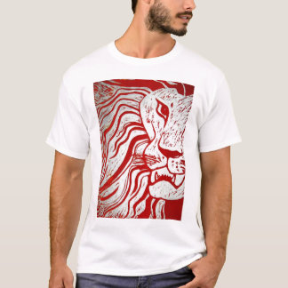 Camiseta Lion Woodcut T-Shirt