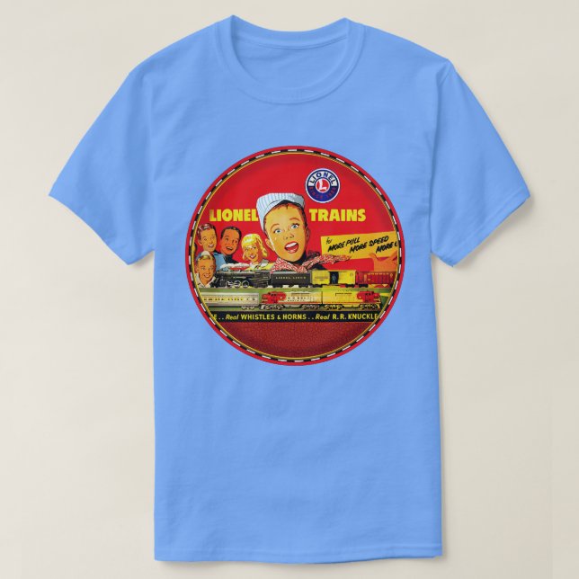 Camiseta Lionel Model Trains EUA (Frente do Design)