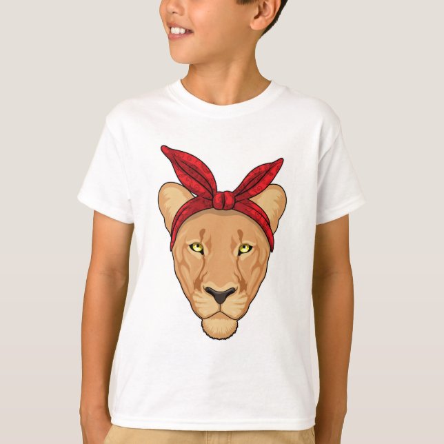 Camiseta Lioness com Bandana (Frente)