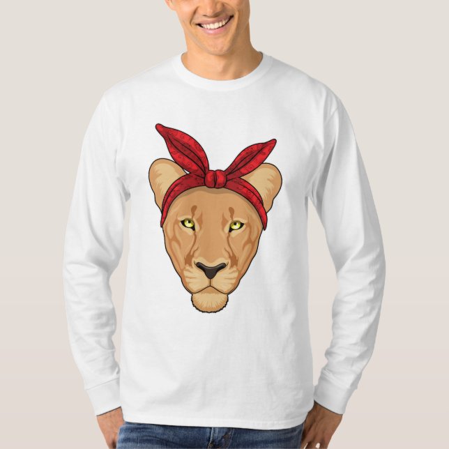 Camiseta Lioness com Bandana (Frente)