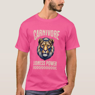 Camiseta Lioness Zero Carb Lion Diet Carnivore