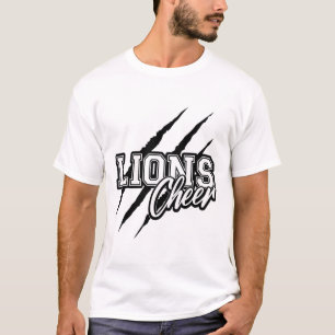 Camiseta Lions Cheer De Volta Ao Espírito De Equipe De Lide