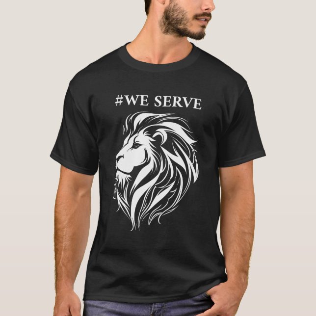 Camiseta Lions Club International Nós Servimos Leões (Frente)