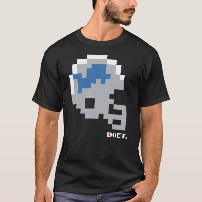 Camiseta Lions Tecmo Bowl Helmet T-Shirt (Frente)