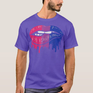 Camiseta Lip Bite Retro-Drivers Art LGBT Colors Gay Fl