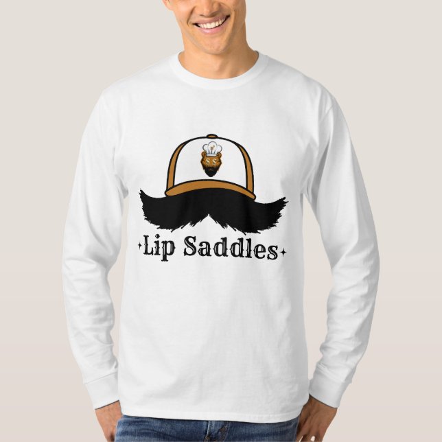 Camiseta Lip Saddles de manga longa (Frente)