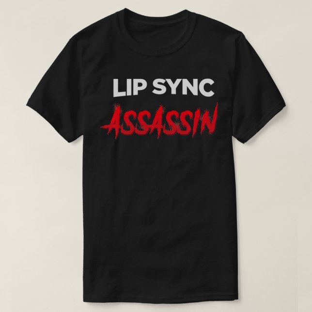 Camiseta Lip Sync Assassin Funny Drag Queen (Frente do Design)