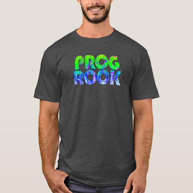 Camiseta Líquido da rocha de Prog (Frente)