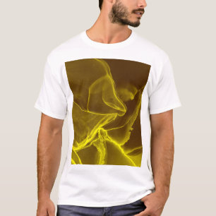 Camiseta Líquido de tinta glamouroso: folha de mármore.