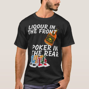 Camiseta Líquido No Poker Frontal Na Parte Traseira _2 