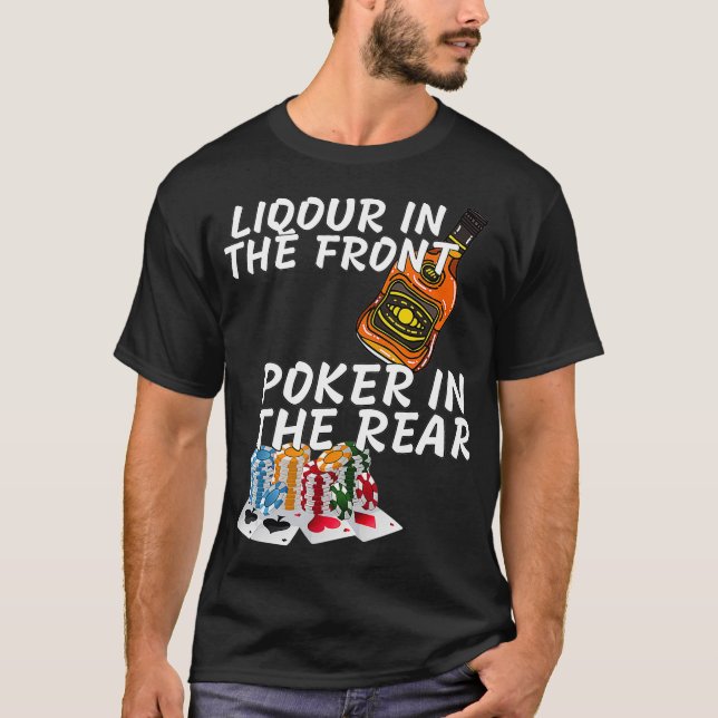 Camiseta Líquido No Poker Frontal Na Parte Traseira _2  (Frente)