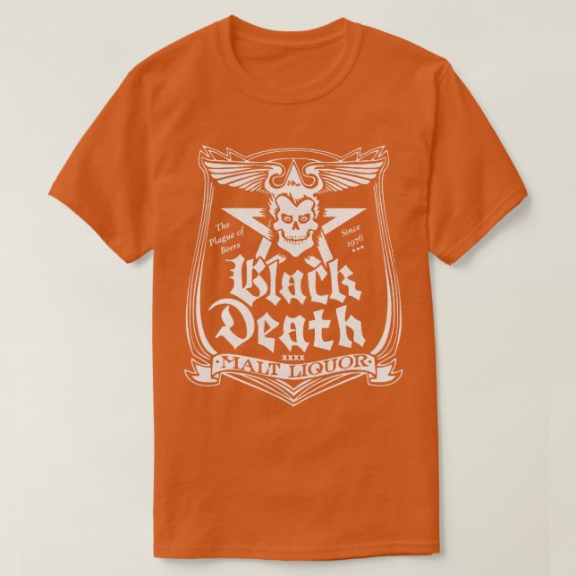Camiseta Líquido Preto De Malte (Frente do Design)