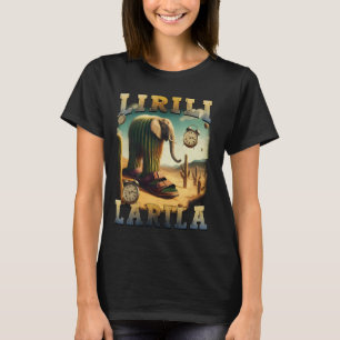 Camiseta Lirili Larila Meme Italiano Divertido Cacto E