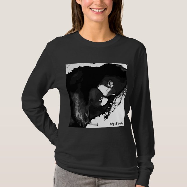 Camiseta Lírio e esperança de DenCam (Frente)