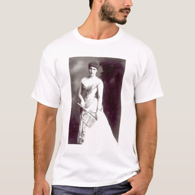 Camiseta Lírio Langtry (1853-1929) que executa no Haymark (Frente)