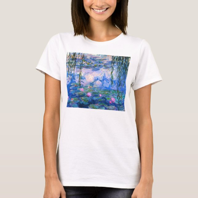 Camiseta Lírios de água de Monet (Frente)