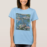 Camiseta Lírios de Claude Monet, Impressionismo venenoso<br><div class="desc">Waterlily (1914), de Claude Monet, é uma pintura impressionista de arte natural. Uma das muitas variações das pinturas florais de lírio-d'água que Monet pintou pelo lago em seu jardim floral em Giverny, França. Sobre o artista: Claude Monet (1840-1926) foi fundador do movimento de pintura impressionista francês, sendo a maior parte...</div>