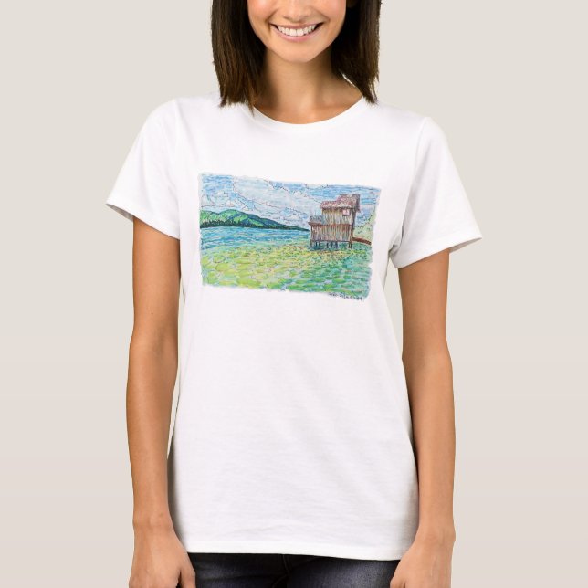 Camiseta Lírios no Lago (Frente)
