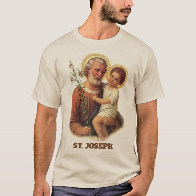 Camiseta Lírios tradicionais de Jesus da criança de St (Frente)