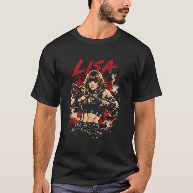 Camiseta LISA – Deadly Dance Warrior Art (Frente)