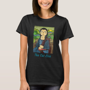 Camiseta Lisa Gato Encarnação Pintura Gato