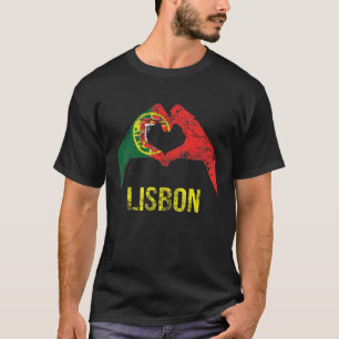 Camiseta Lisboa Cidade Portuguesa Amor Antigo Portugal Band