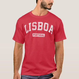 Camiseta Lisboa Portugal Esportes Vintage família
