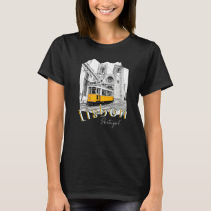 Camiseta Lisboa Portugal Tramway Lembranças Portuguesas Lis