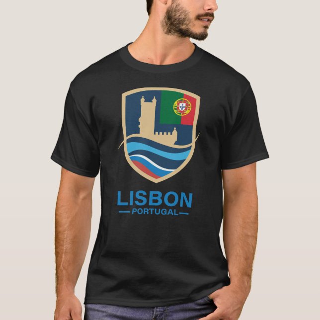Camiseta Lisbon Portugal Europe (Frente)
