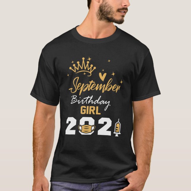 Camiseta Lista de Aniversário de Setembro 2021 (Frente)
