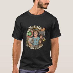 Camiseta Lista de "Consertos de Pai" Muito Engraçados