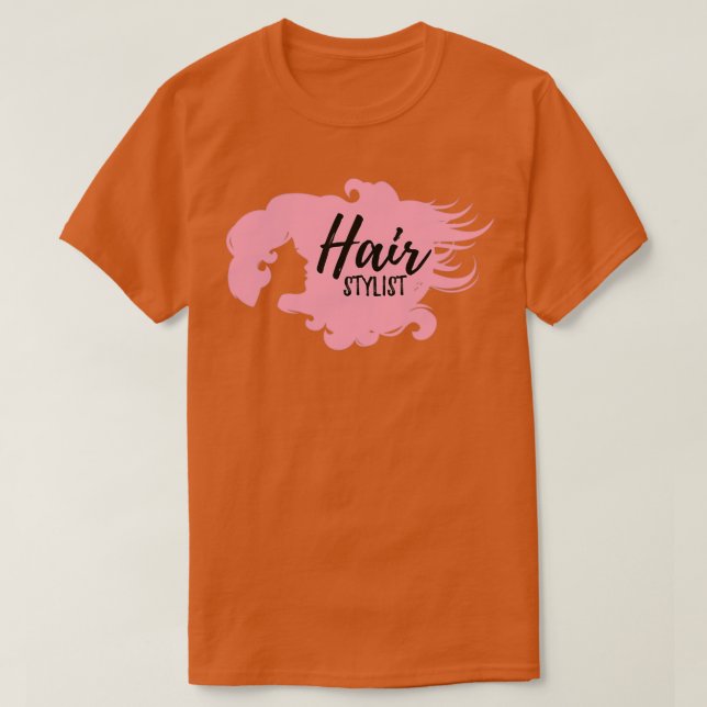 Camiseta Lista de Estilos de Cabelo 3 (Frente do Design)