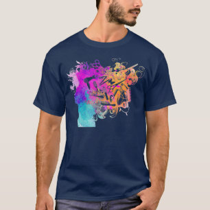 Camiseta Lista de Estilos de Cabelo - Lista de Estilos Cora
