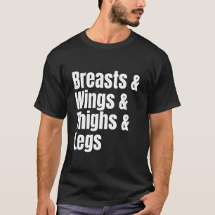 Camiseta Lista de Ingredientes de Frango Frito à Moda Sulis