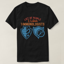 Camiseta Lista de Pessoas que Eu Gosto 1_Imunologistas