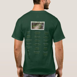 Camiseta Lista de Trilhos Históricos Nacionais