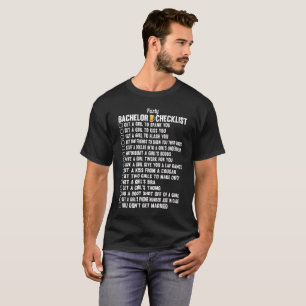 Camiseta Lista de verificação de licenciatura